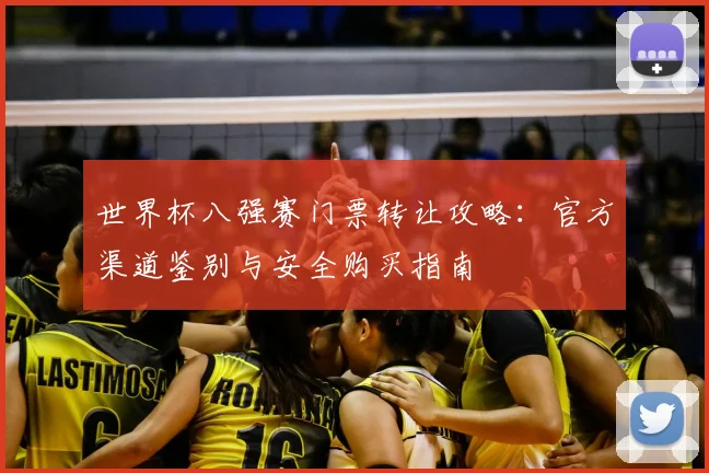 世界杯八强赛门票转让攻略：官方渠道鉴别与安全购买指南
