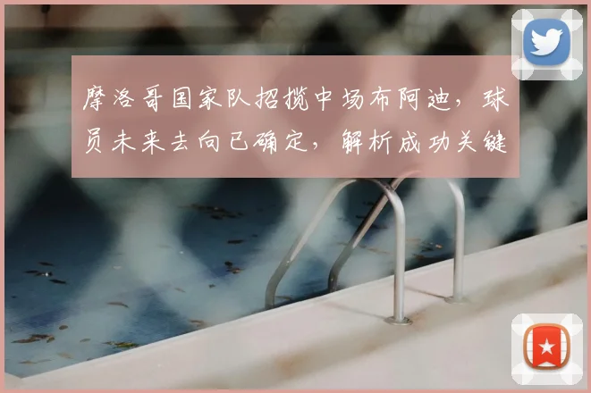摩洛哥国家队招揽中场布阿迪，球员未来去向已确定，解析成功关键因素